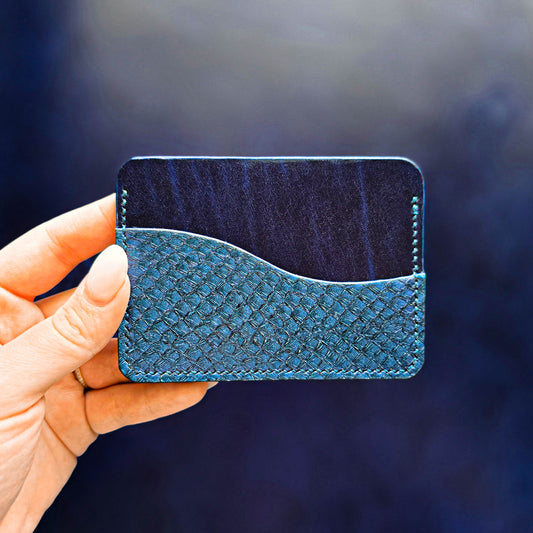 Porte-cartes Wyverne Bleu & Cosmo