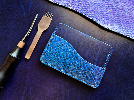 Porte-cartes Wyverne Bleu & Cosmo